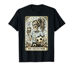 Soccer Mom Tarot Card Halloween T-Shirt - Fun Novelty Design Men Women