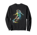 Soccer Soccer Player Sport Lover Sweatshirt - Novelty Apparel Unisex