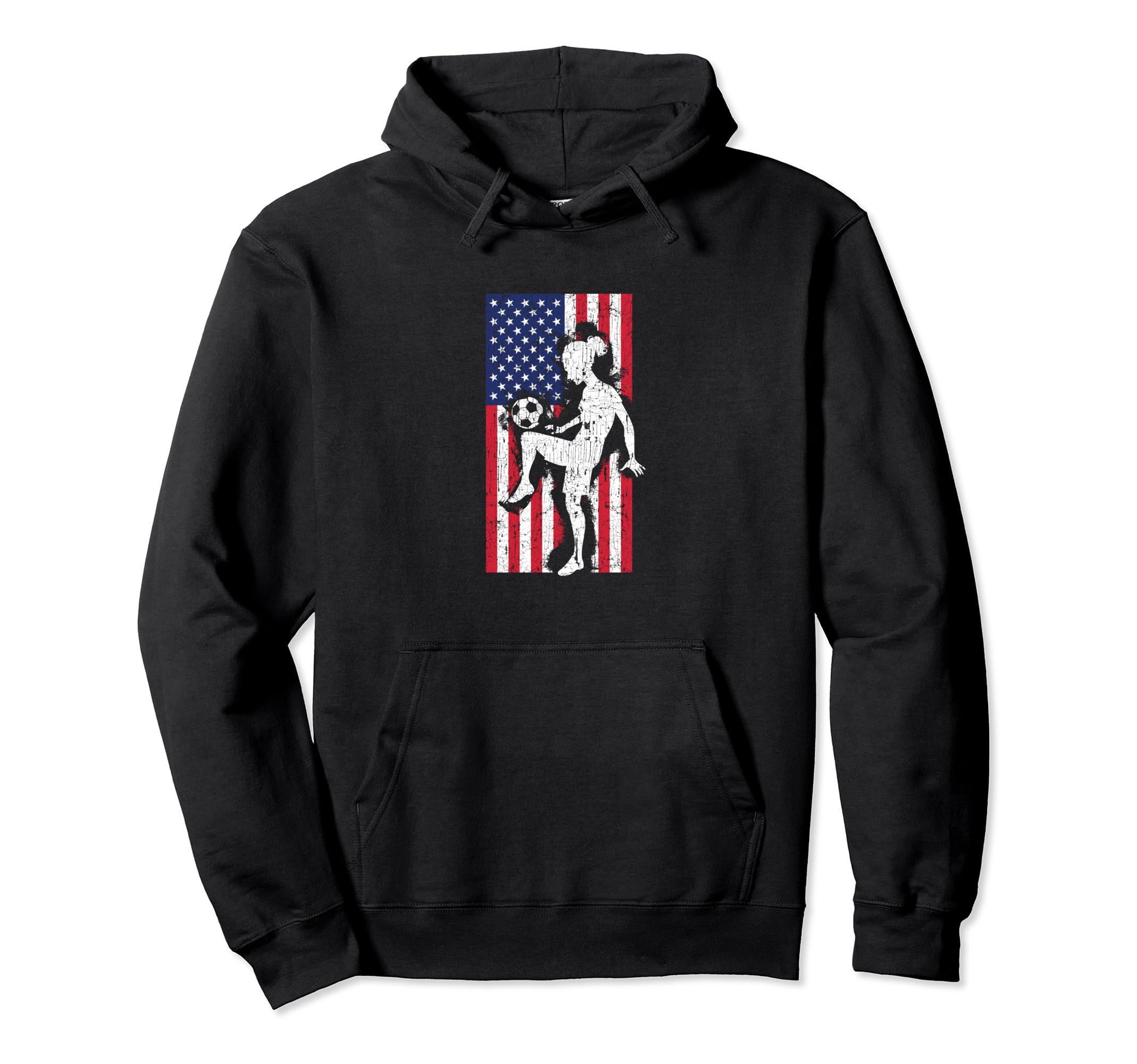 Soccer Player Training Teen Hoodie - Minimalist Print Unisex