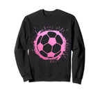 Soccer Player Ball Sports Sweatshirt - Trendy Graphic Unisex