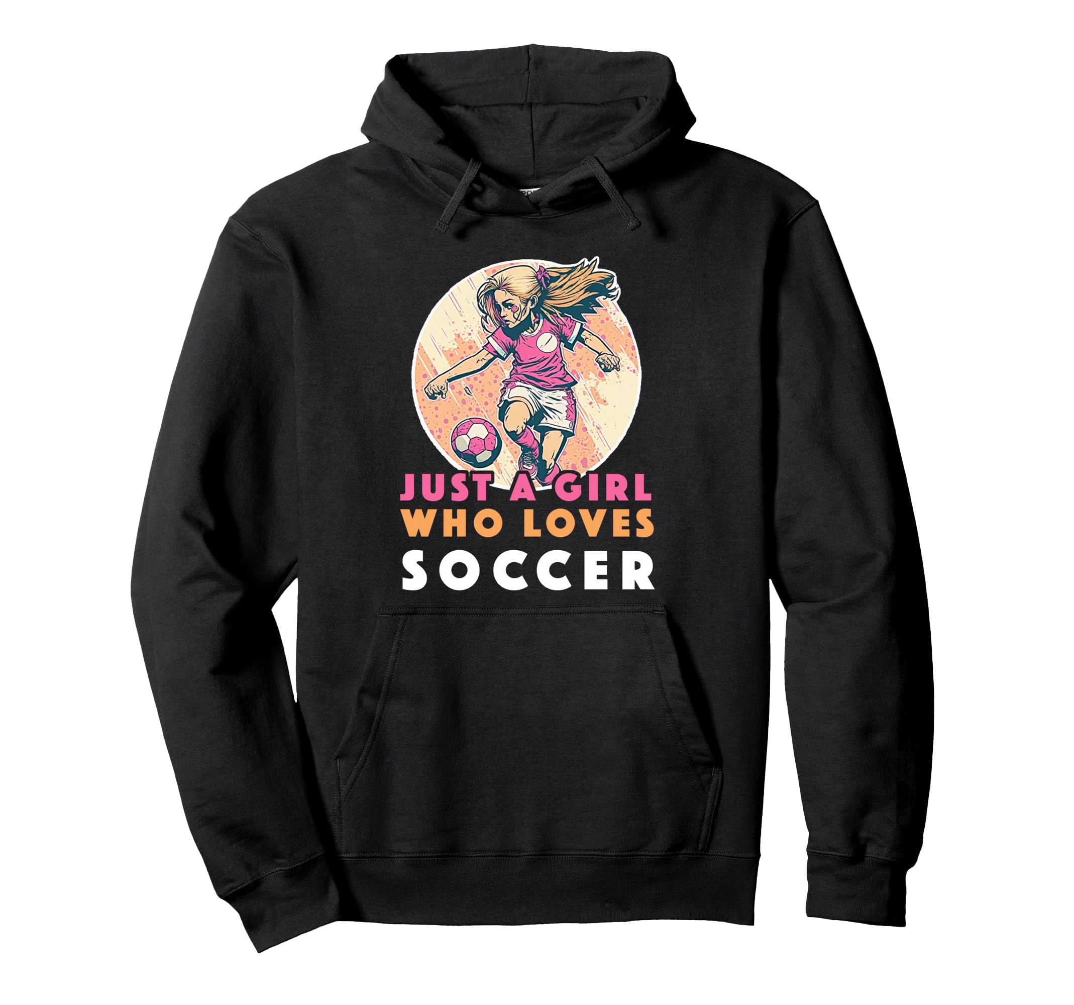 Just Who Loves Soccer Soccer Outfit Hoodie - Novelty Apparel Men Women