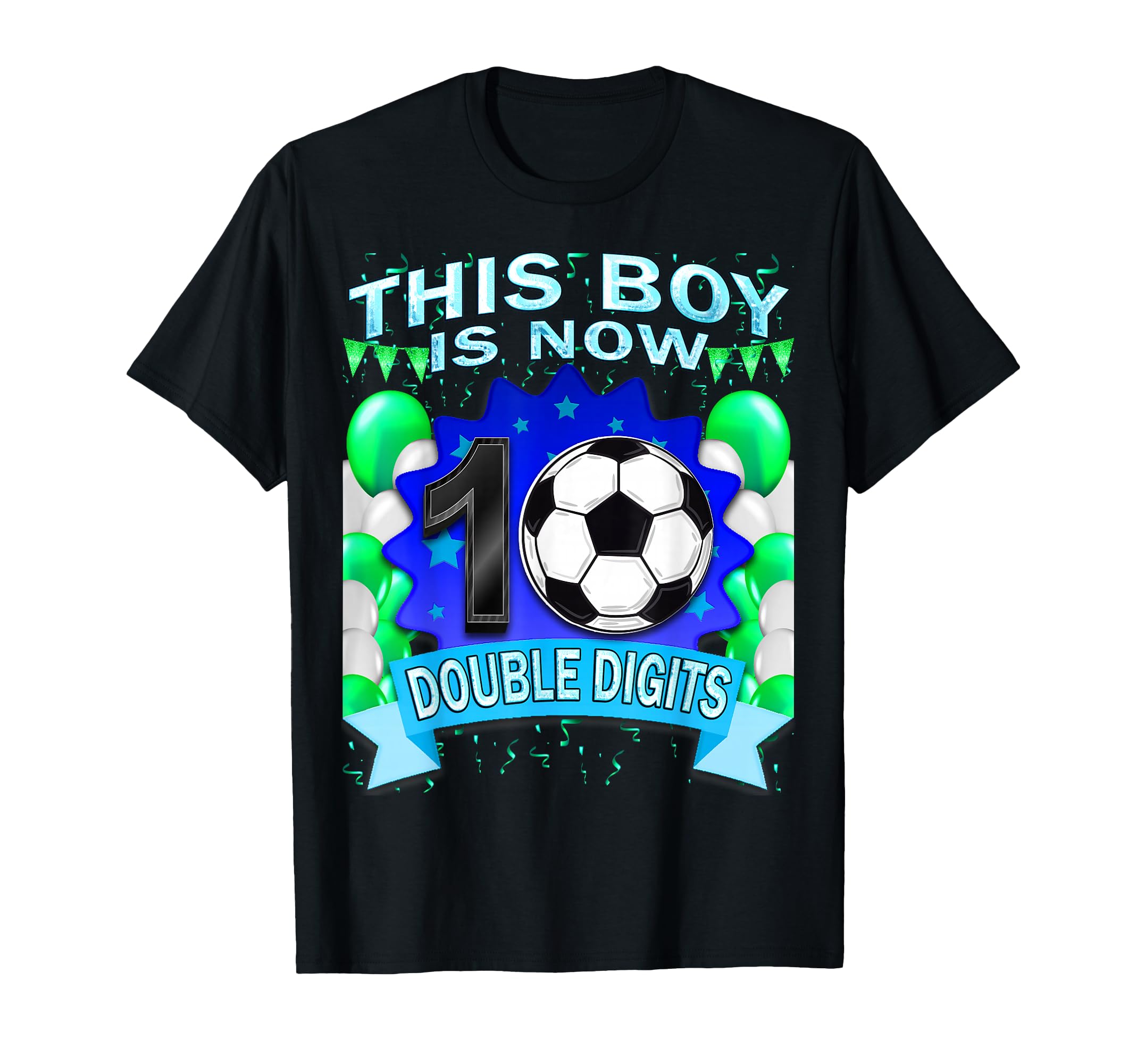This Now 10 Double Digits Soccer 10 T-Shirt - Streetwear Style Unisex