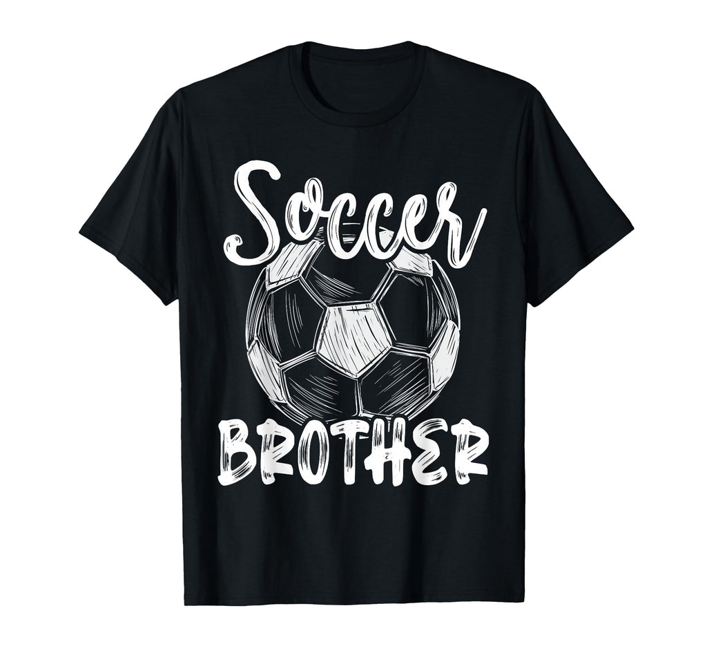 Soccer Brother Family Matching Team T-Shirt - Novelty Apparel for Adults