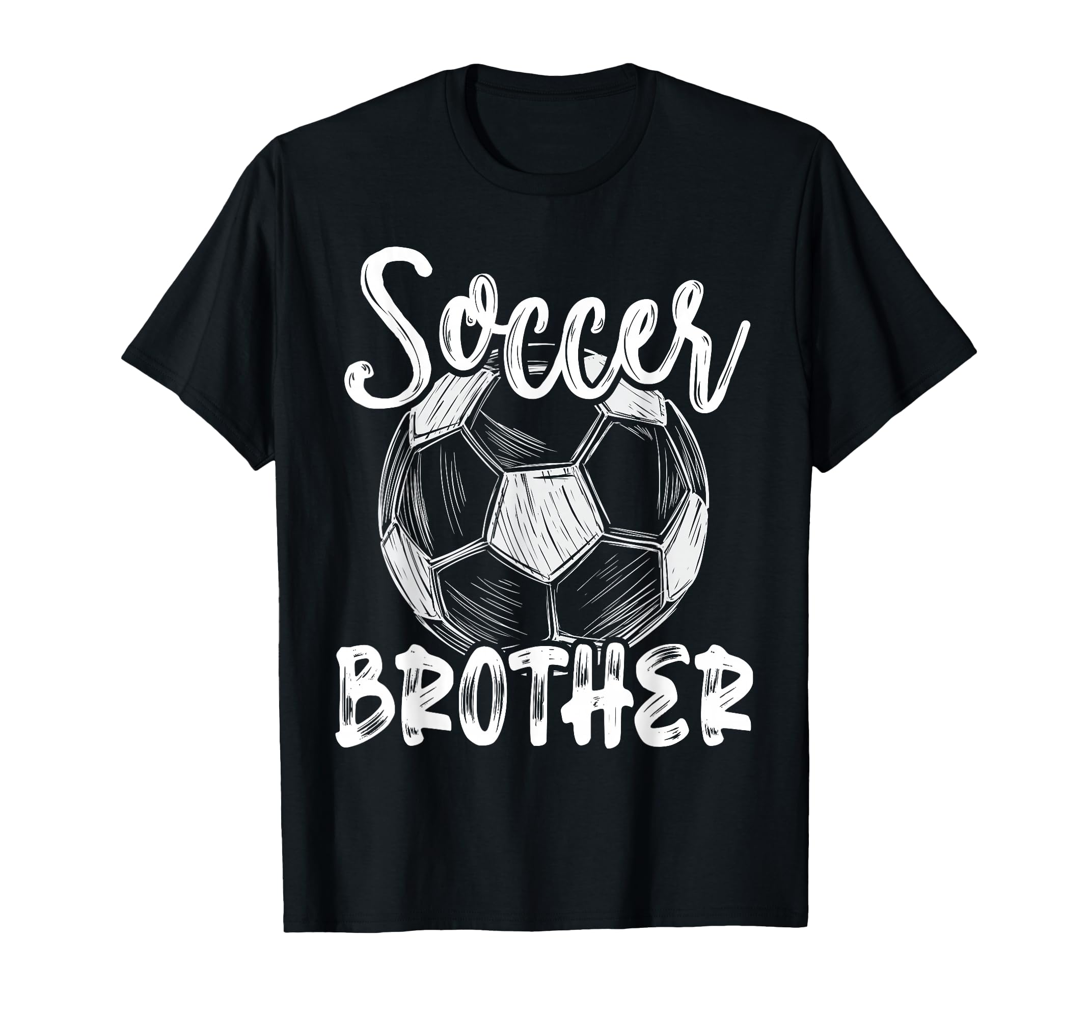 Soccer Brother Family Matching Team T-Shirt - Novelty Apparel for Adults