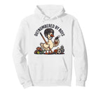 Outnumbered Mom Hockey Mom Football Hoodie - Fun Novelty Design Unisex