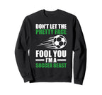 Best Soccer Teen Soccer Lover Player Sweatshirt - Custom Art Print Unisex