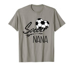 Soccer Nana Womens Grandma Gift T-Shirt - Graphic Print Unisex