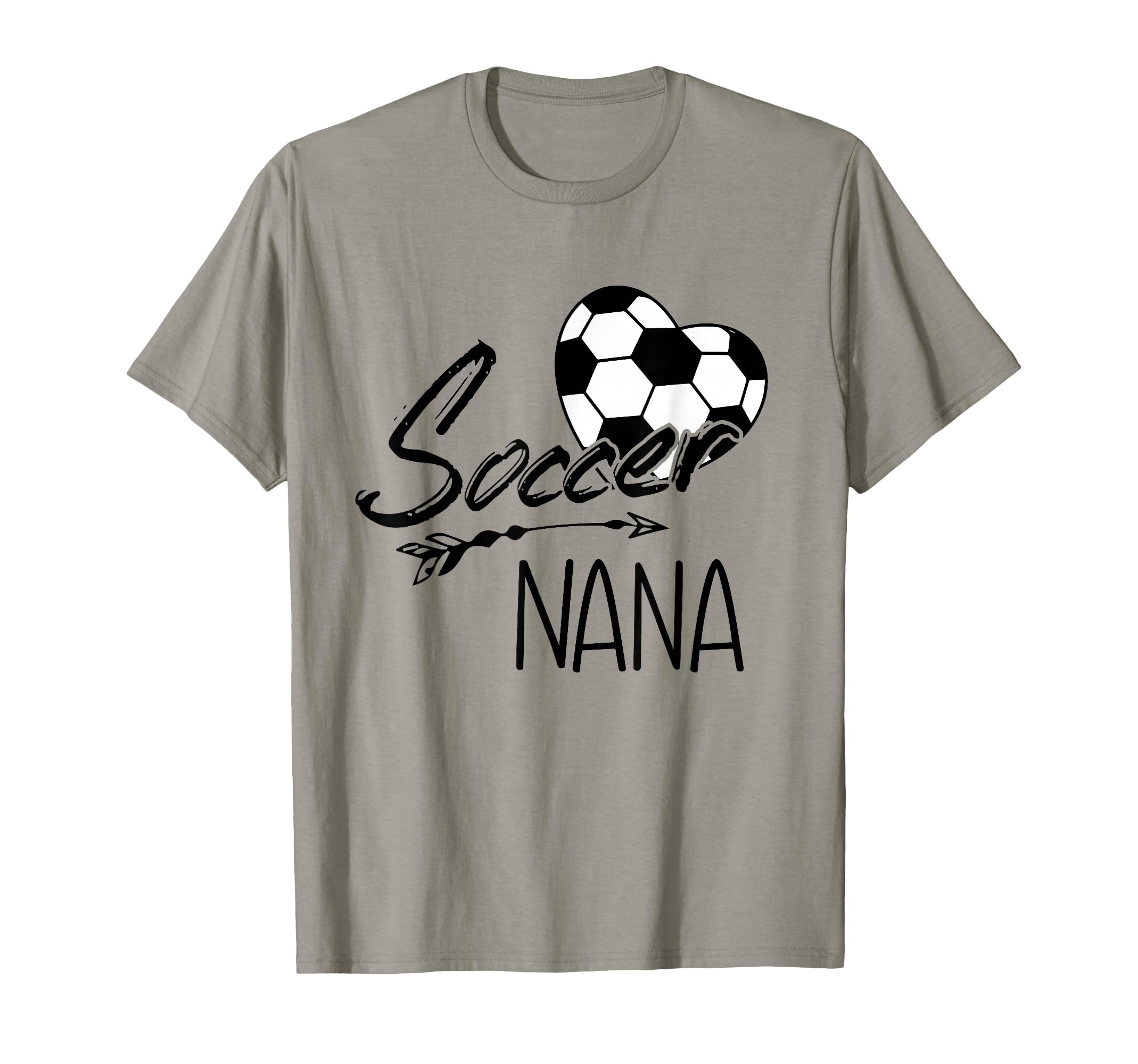Soccer Nana Womens Grandma Gift T-Shirt - Graphic Print Unisex