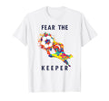 Soccer Goalie Goalkeeper Keeper Jersey Hoodie - Custom Art Print Unisex