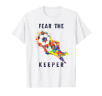 Soccer Goalie Goalkeeper Keeper Jersey Hoodie - Custom Art Print Unisex