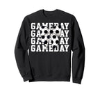 Soccer Lover Coquette Bow Game Sweatshirt - Custom Art Print for Adults