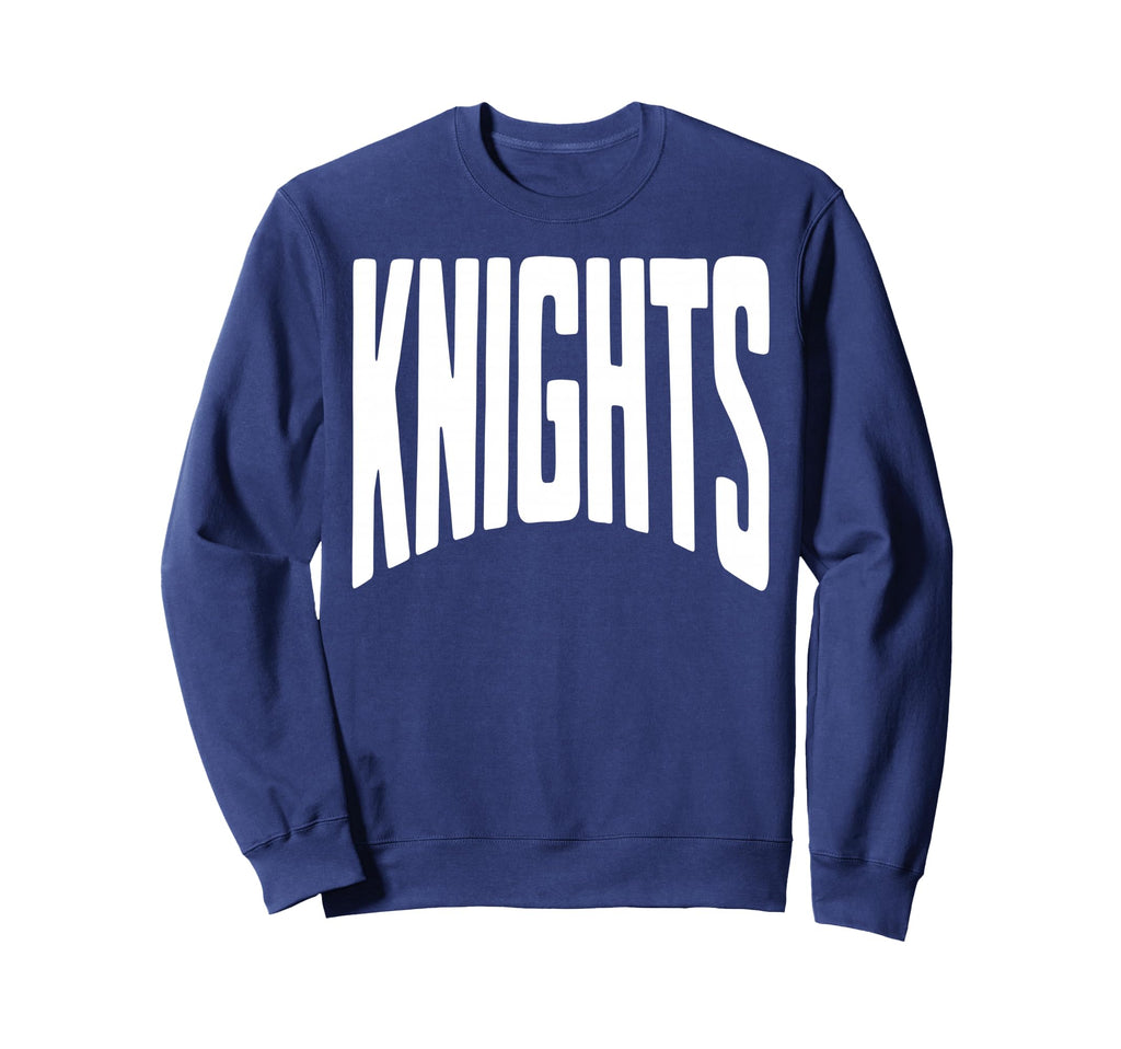 Knights Team Mascot School Sweatshirt - Aesthetic Graphic for Adults