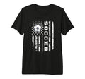 Soccer Usa Us Flag Soccer Coach Player T-Shirt - Graphic Print for Adults