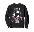 Just Soccer Sweatshirt - Minimalist Print Unisex