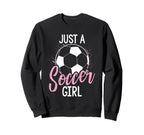 Just Soccer Sweatshirt - Minimalist Print Unisex