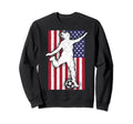 Soccer Player Usa American Sweatshirt - Casual Everyday Wear for Adults