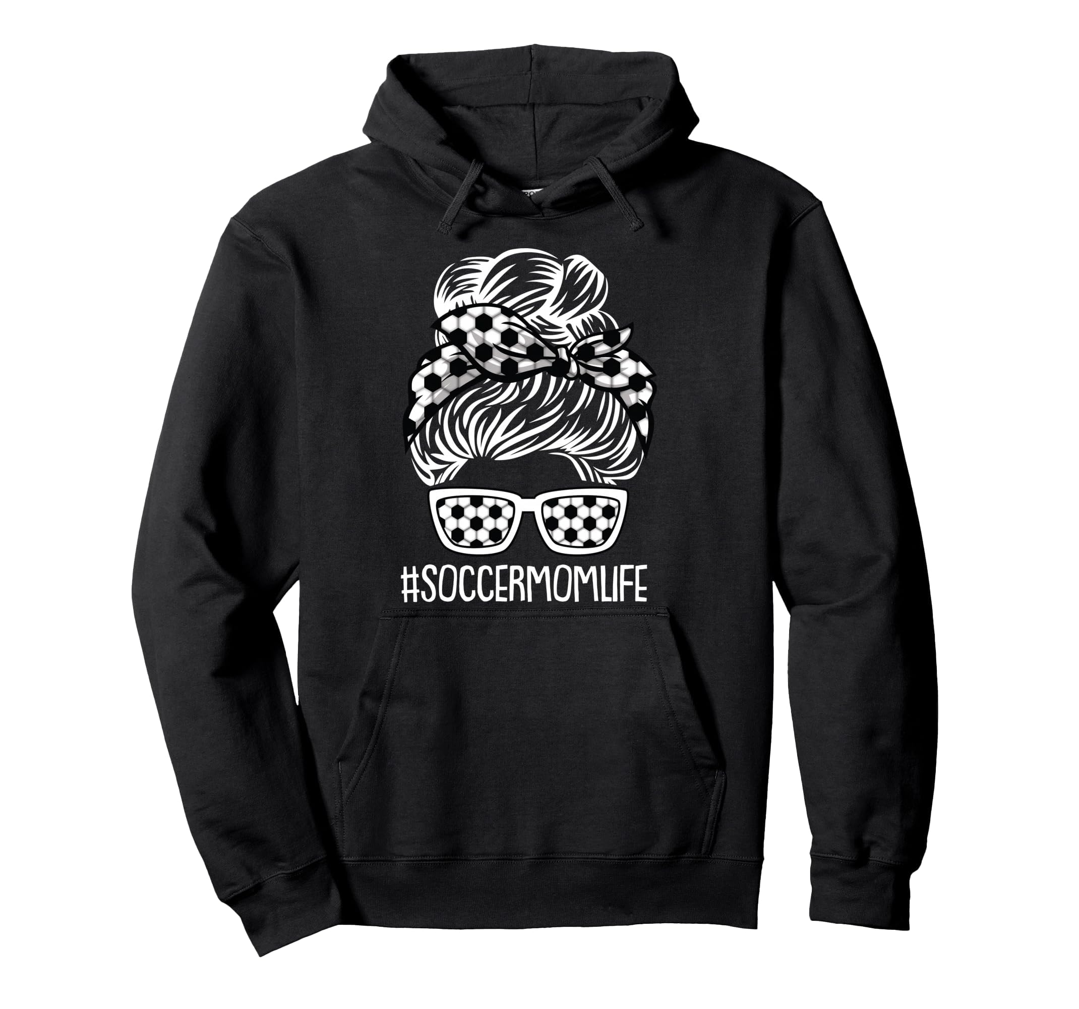 Soccer Mom Life Mothers Day Sport Lover Hoodie - Unique Graphic for Adults