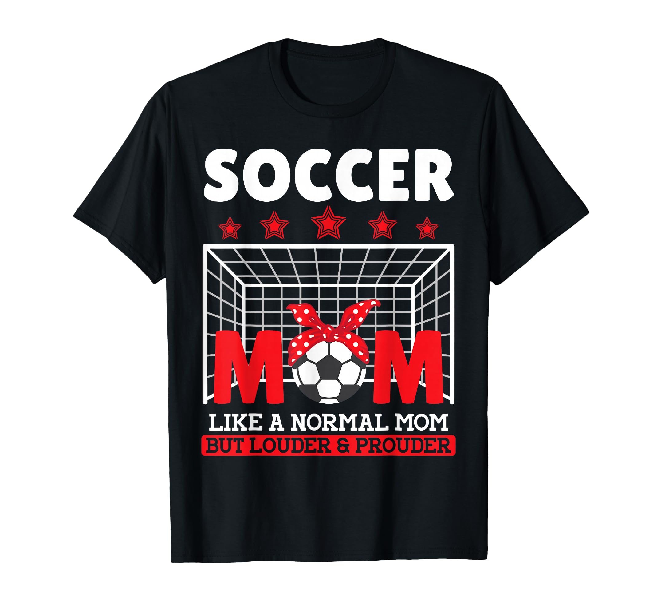 Soccer Mom Like Normal Mom But Louder T-Shirt - Minimalist Print Unisex