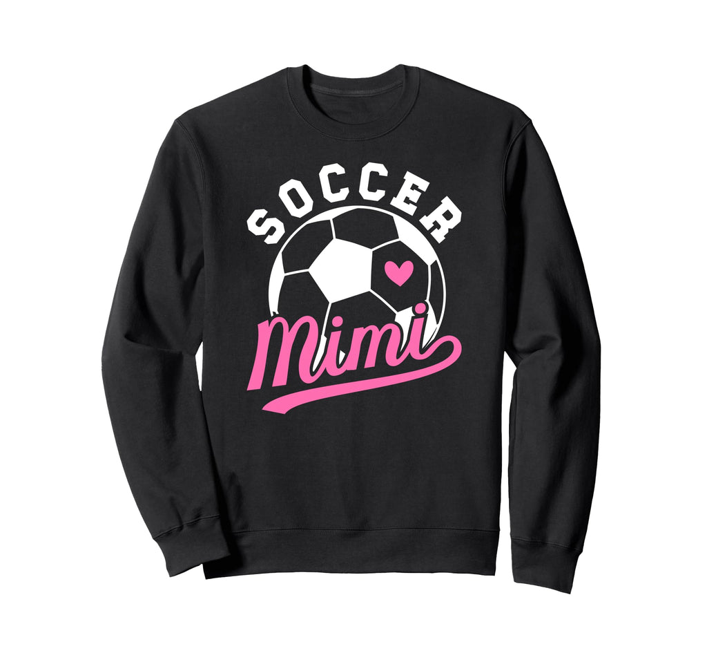 Soccer Mimi Heart Grandma Mimi Sweatshirt - Fun Novelty Design Men Women