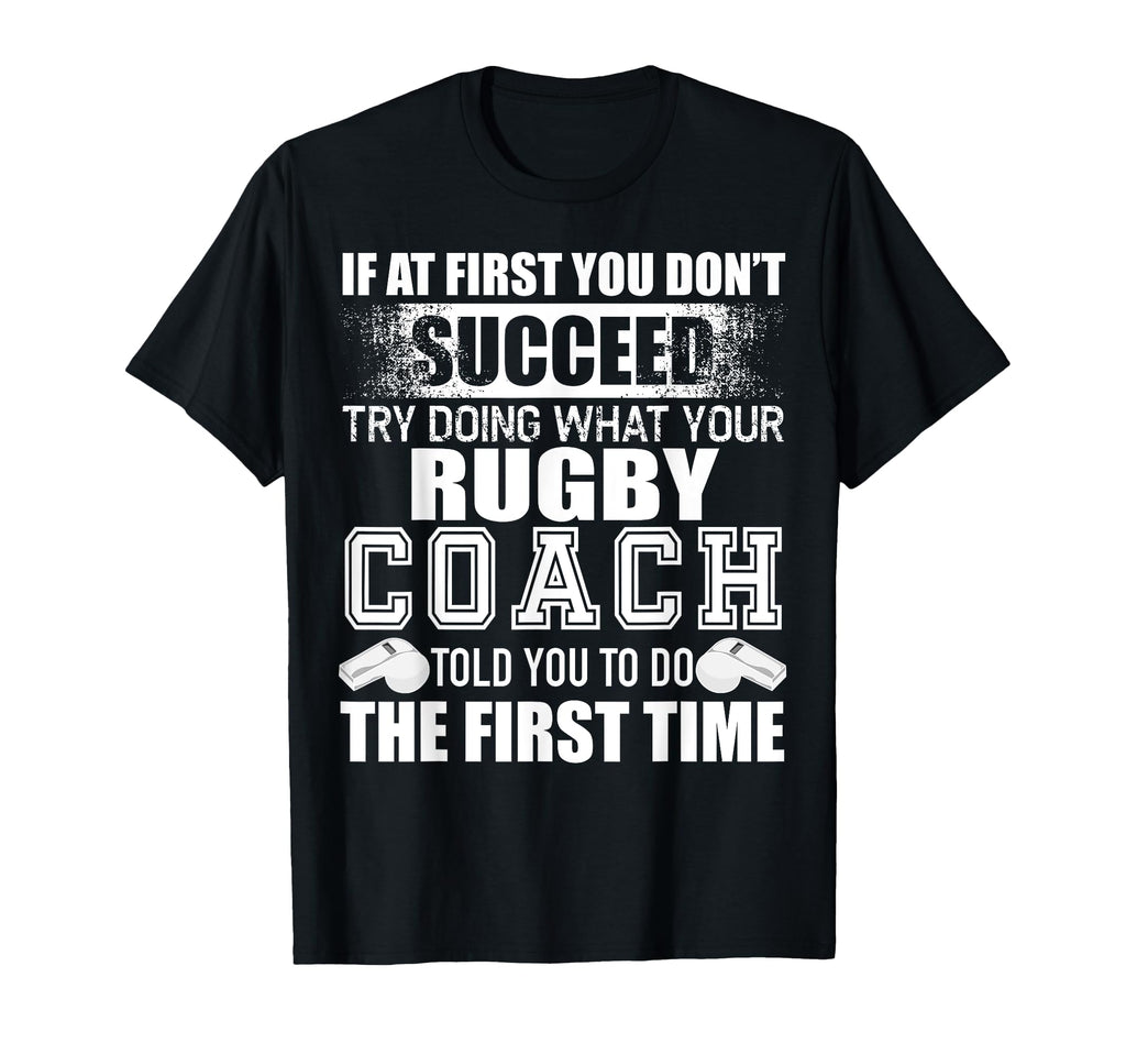 Funny Rugby Coach Thank You Gift T-Shirt - Streetwear Style Men Women
