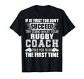Funny Rugby Coach Thank You Gift T-Shirt - Streetwear Style Men Women