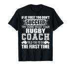 Funny Rugby Coach Thank You Gift T-Shirt - Streetwear Style Men Women