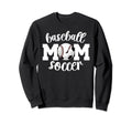 Soccer Baseball Mom Ballers Baseball Sweatshirt - Trendy Graphic Men Women