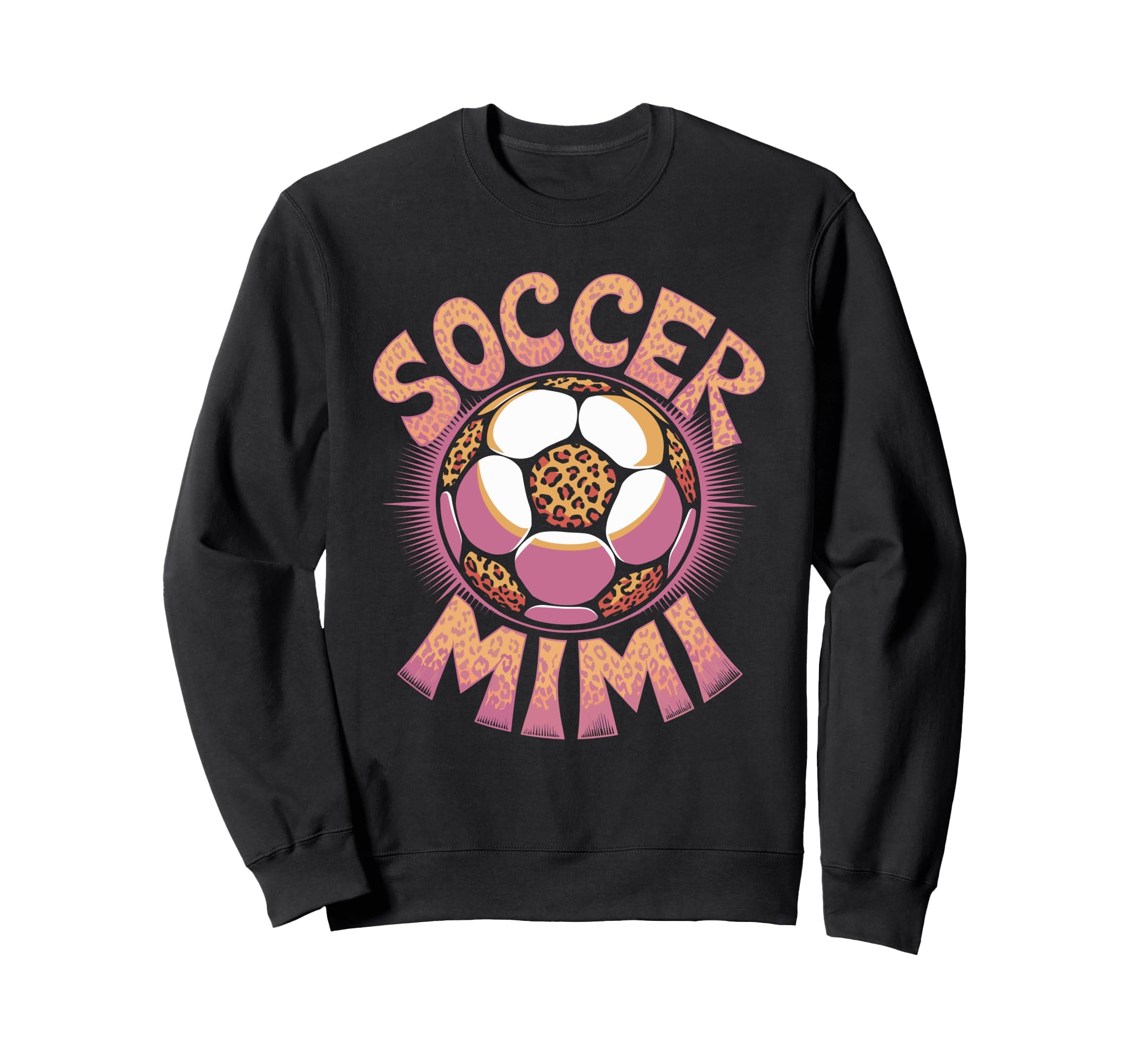 Soccer Mimi Leopard Sweatshirt - Casual Everyday Wear Men Women