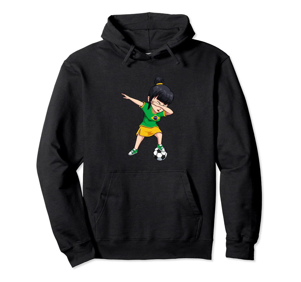 Brazil Flag Patriotic Soccer Brazilian Hoodie - Novelty Apparel for Adults