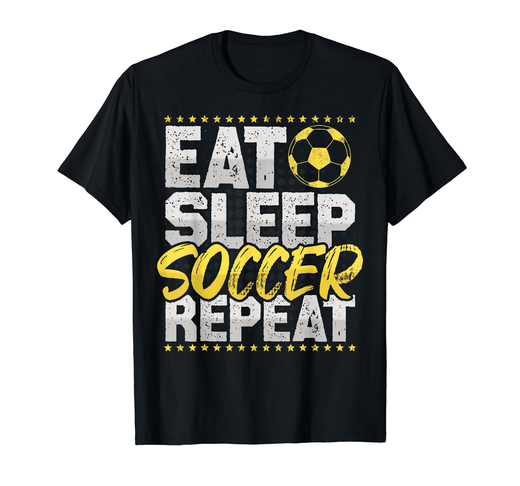 Soccer Repeat Soccer Player Soccer T-Shirt - Aesthetic Graphic Unisex