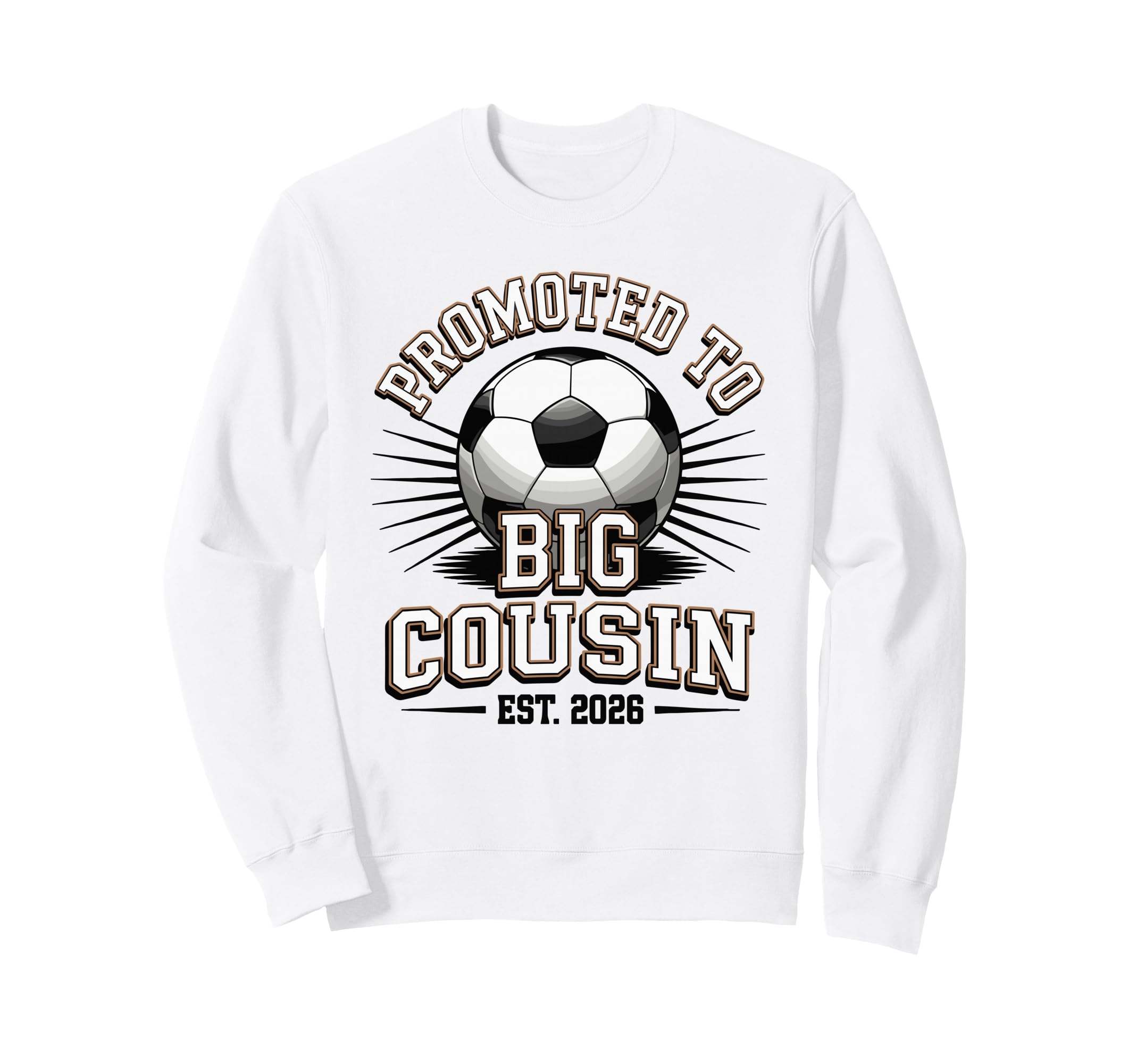 Promoted To Big Cousin Est 2026 Sweatshirt - Custom Art Print for Adults