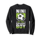 Nini Birthday Soccer Player Bday Sweatshirt - Custom Art Print Men Women
