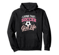 Living That Soccer Life Hoodie - Graphic Print Men Women
