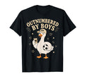 Funny Mom Goose Outnumbered Soccer T-Shirt - Aesthetic Graphic Unisex