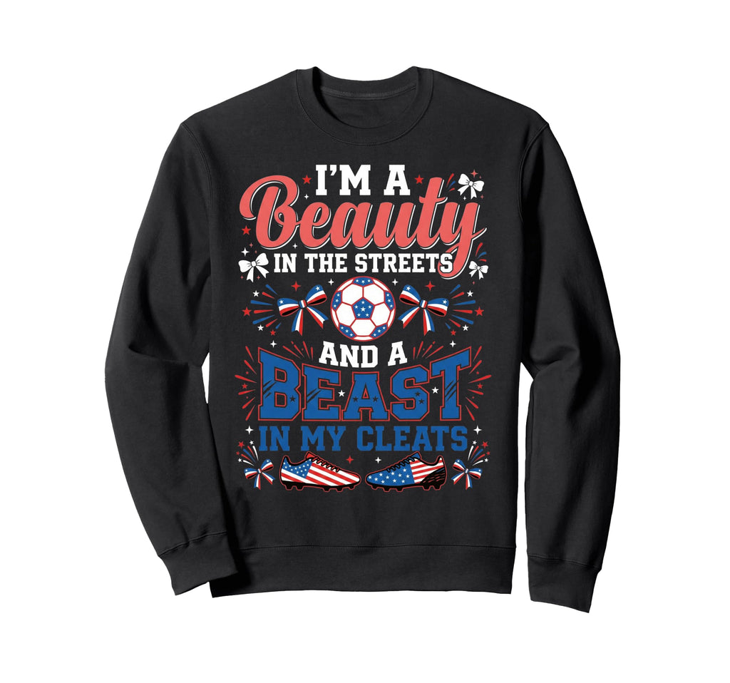 Soccer Soccer Lovers Soccer Players Sweatshirt - Unique Graphic Unisex