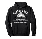 Hockey Goalie Nana Hockey Keeper Nana Hoodie - Streetwear Style for Adults