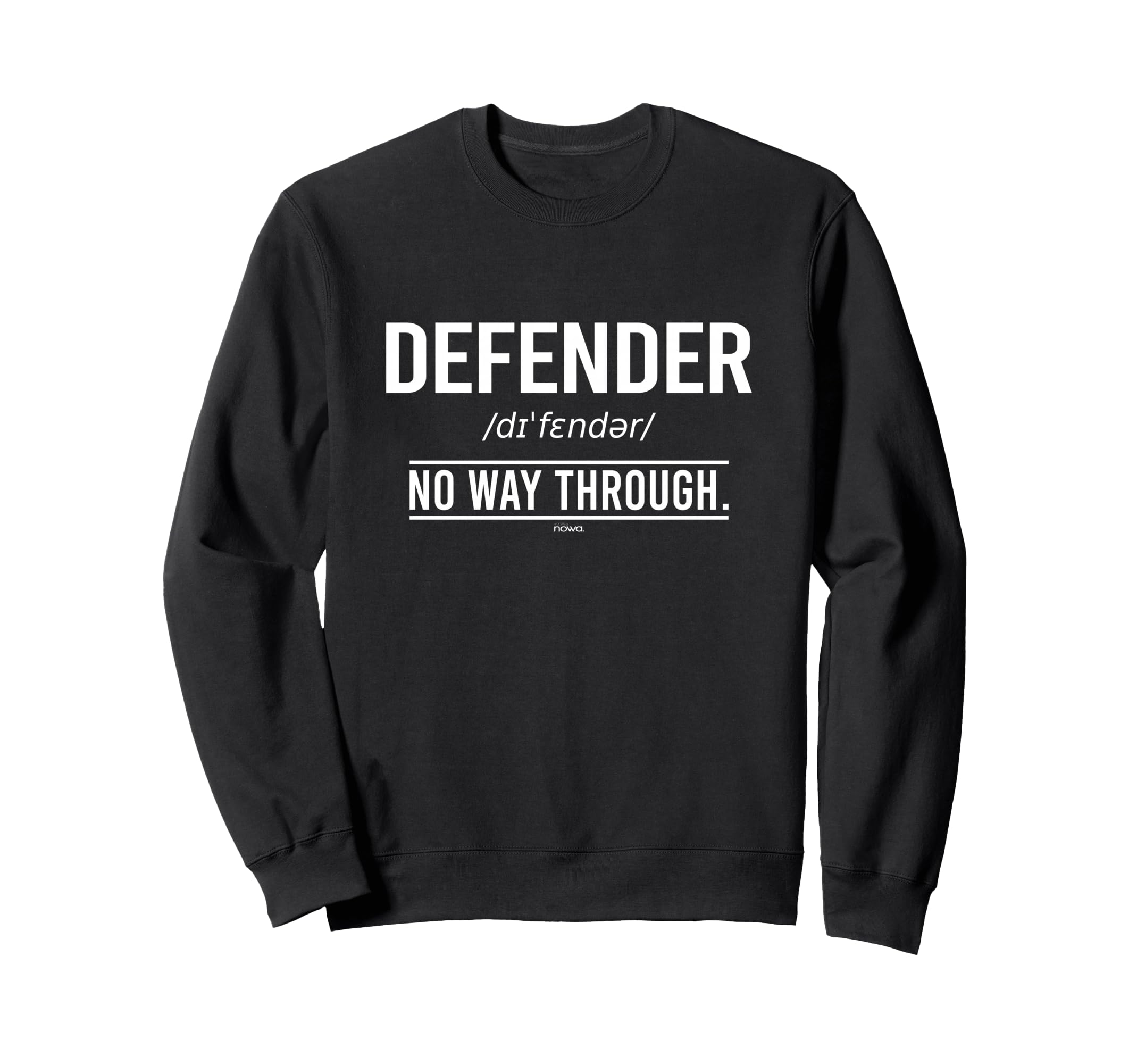 Hoops Nowa Football Motivation Sweatshirt - Fun Novelty Design Men Women