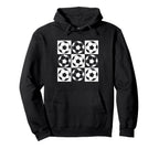 Soccer Football Grid Goalie Passion Hoodie - Minimalist Print Men Women