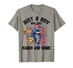 Just Who Loves Soccer Ramen And T-Shirt - Casual Everyday Wear Unisex