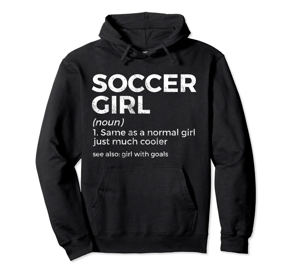 Funny Soccer Definition Goals Hoodie - Novelty Apparel for Adults