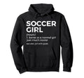 Funny Soccer Definition Goals Hoodie - Novelty Apparel for Adults