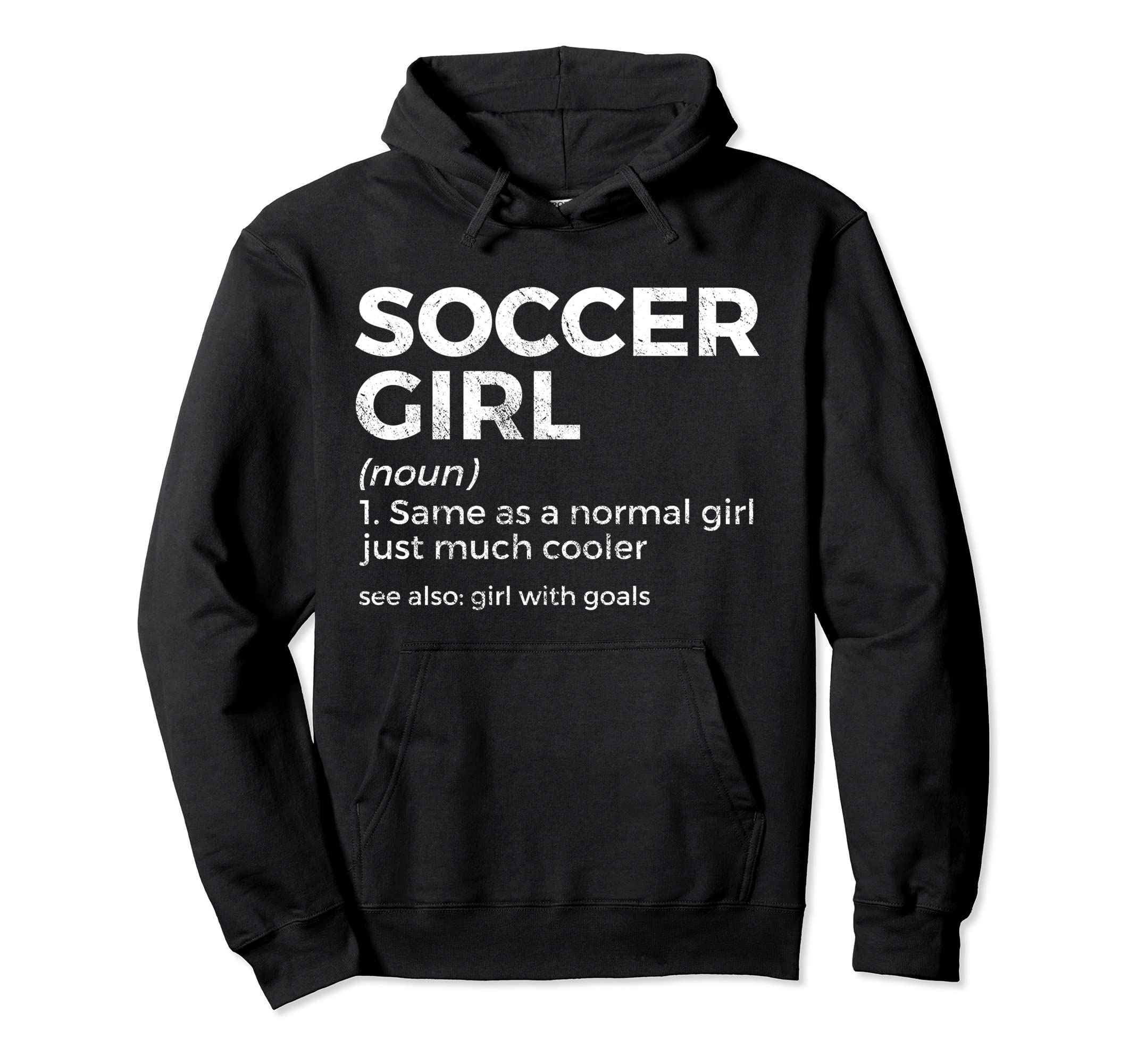 Funny Soccer Definition Goals Hoodie - Novelty Apparel for Adults