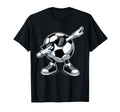 Funny Dabbing Dab Soccer Player Ball T-Shirt - Streetwear Style for Adults