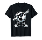 Funny Dabbing Dab Soccer Player Ball T-Shirt - Streetwear Style for Adults