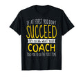 Funny Coach Thank You T-Shirt - Casual Everyday Wear for Adults