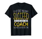 Funny Coach Thank You T-Shirt - Casual Everyday Wear for Adults