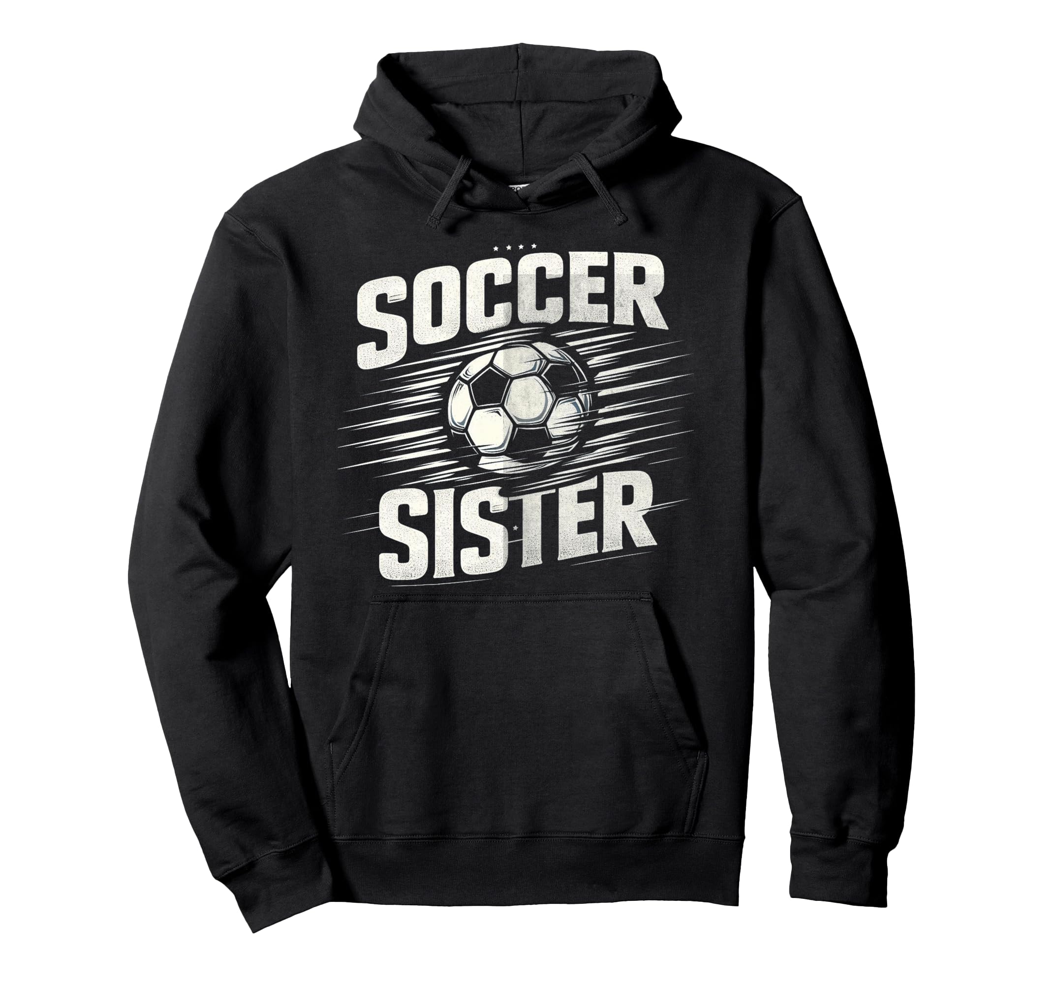Soccer Sister Football Lover Gifts Hoodie - Custom Art Print Unisex