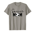 Soccer Mom Proud Soccer Mama Soccer T-Shirt - Custom Art Print Men Women