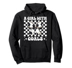 Goals Soccer Coquette Bow Hoodie - Casual Everyday Wear for Adults
