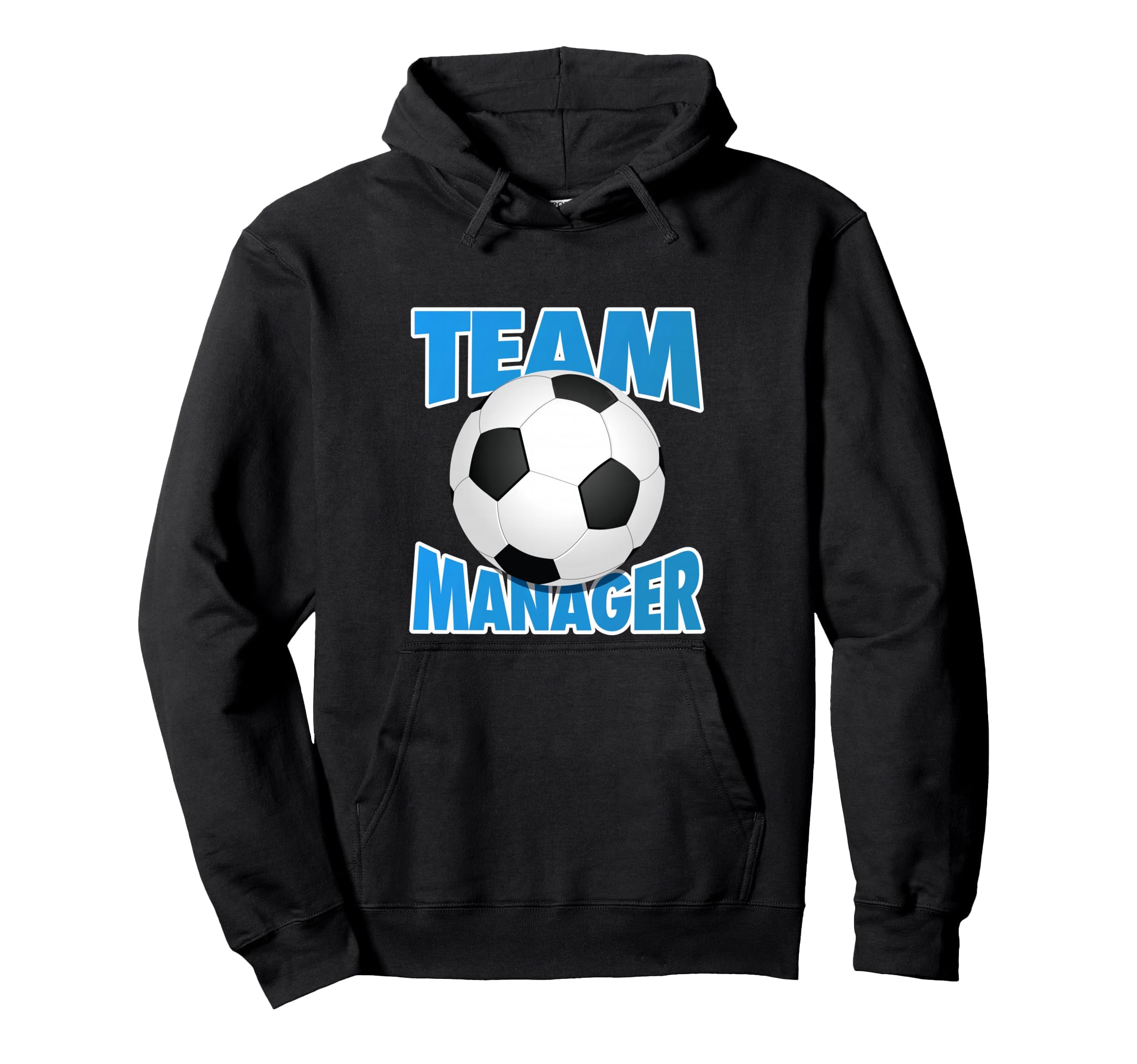 Soccer Team Manager Soccer Ball Hoodie - Streetwear Style for Adults